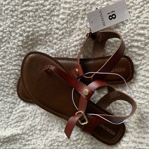 Tan sandals